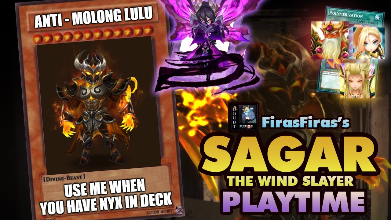 FirasFiras's SAGAR (Wind Slayer/Bison) PLAYTIME - Anti LULU MOLONG META!!? | Summoners War RTA