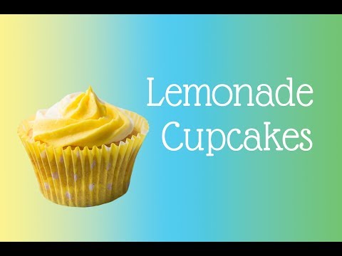 Lemonade Cupcakes with Cream Cheese Frosting