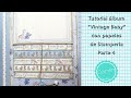 Tutorial álbum Vintage baby con papeles de Stamperia. Parte 4