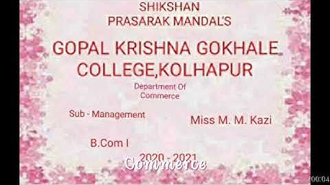 B.com 1  Sem: 2   subject:management principle and application