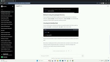 add pythonpath in python