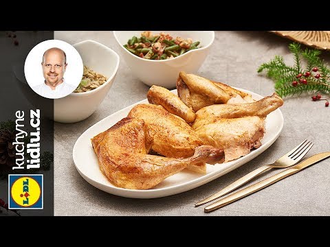 Pečené kuře se šťouchanými bramborami s čočkou - Roman Paulus - RECEPTY KUCHYNĚ LIDLU