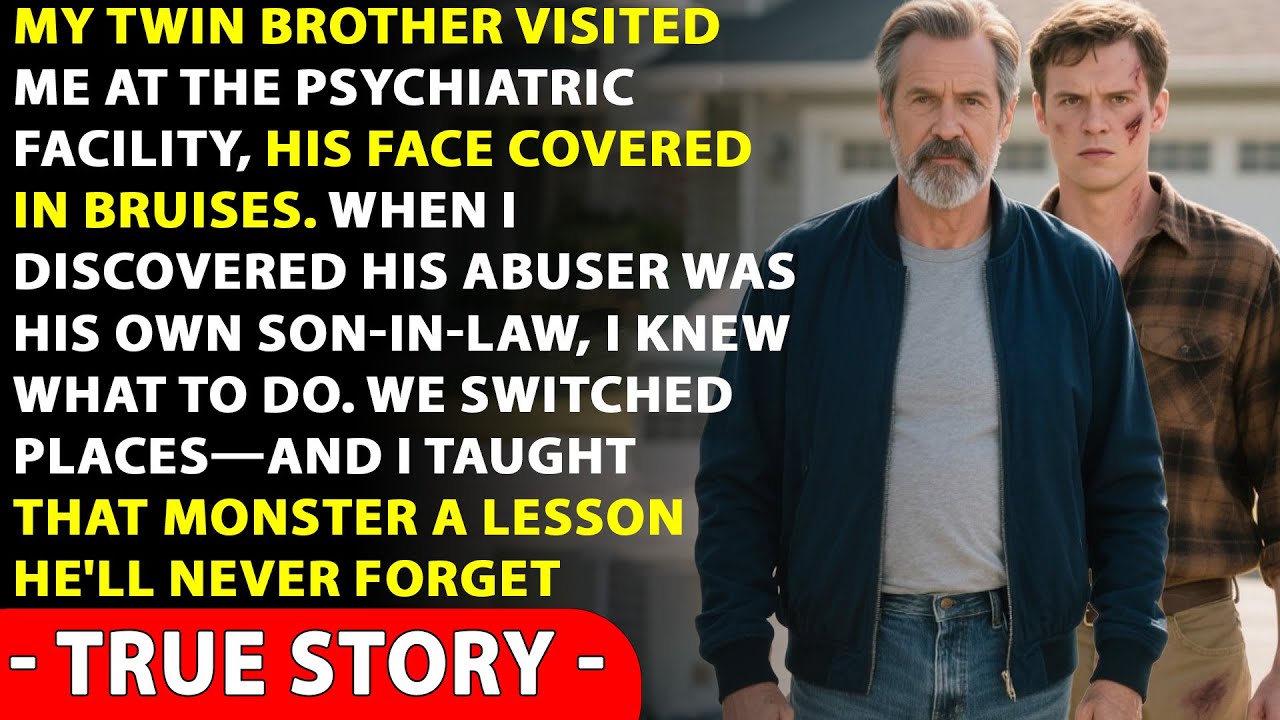 We Switched Places With My Bruised Twin Brother And Made His Son-In-Law’s Life A Living Hell.