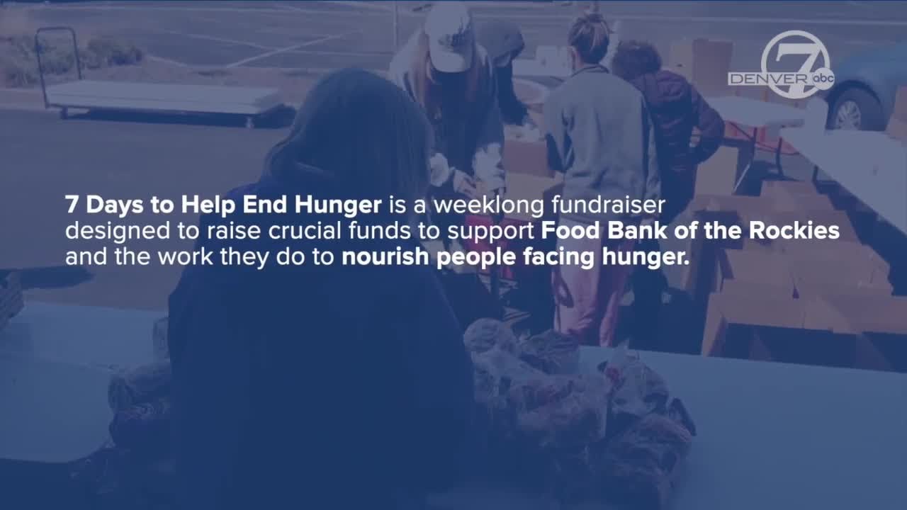 7 Days to Help End Hunger at a critical time of need