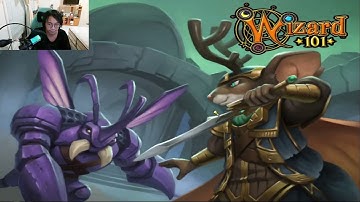 Wizard101 STORM WIZARD QUESTING THROUGH KHRYSALIS STREAM GOT RAIDED 1ST TIME Gameplay