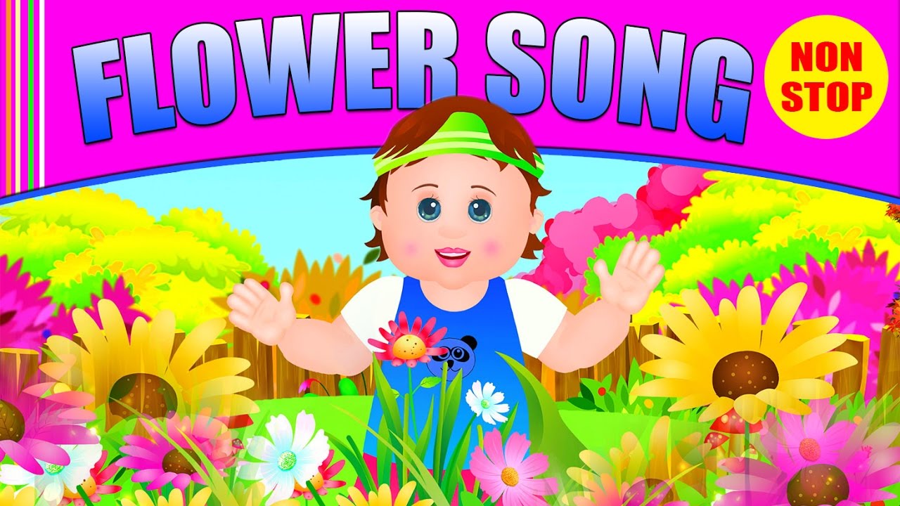 Oh Flower Flower Song For Kids Preschool Children Song Kids Club Rhymes Flower Loop Song Youtube