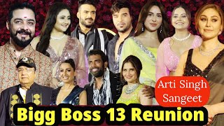 Bigg Boss 13 Reunion Mahira Paras Hindusthani Bhau Rashami Devoleena Shefali Vishal Abu Malik Arti