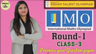 IMO Indian Talent Olympiad- Mathematics || Previous Year Question Paper-Class 3 || Mathkart by Nidhi