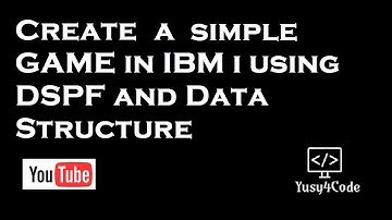 Create simple Game using DSPF & DS in IBM i - for Beginners