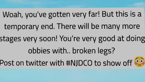 (Mobile) No Jumping Difficulty Chart Obby - Stage 205