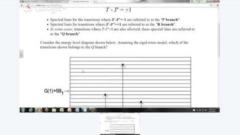 Physical Chemistry - Prelab Lecture for Vibration Rotation Spectrum of Diatomic Molecules Part 3