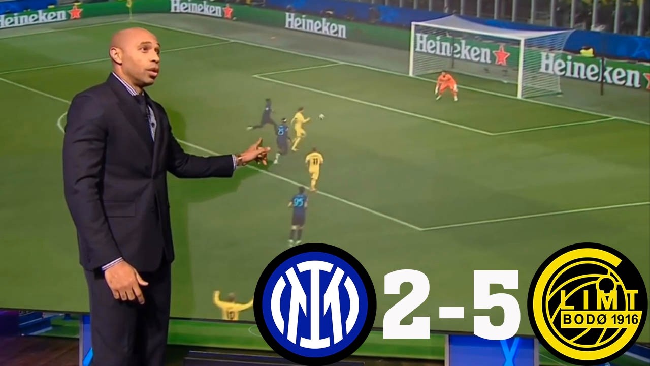 Inter Milan vs Bodo/Glimt 2-5 Inter OUT - Bodo/Glimt Through To UCL Last 16💥 Thierry Henry Reaction
