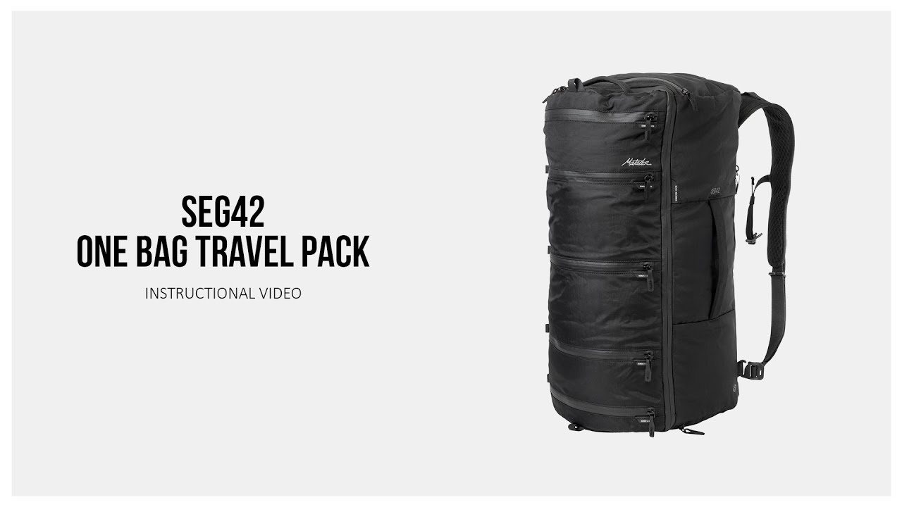 Matador SEG42 Travel Pack Demo - YouTube
