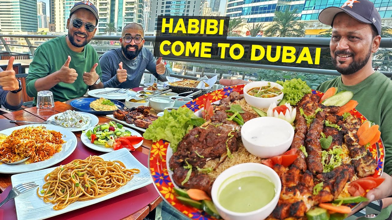 Amazing Dubai Food Desi Nashta, Batair Karhai, BBQ Platter at