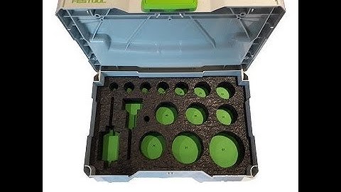 Customised Festool Inserts