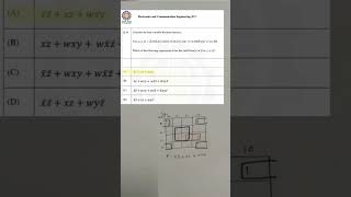 GATE ECE 2026 Q.56 | 4-Variable K-Map | Boolean Function Solved 🔥