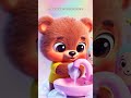 Dirty Teddy Gets Clean! | Kids Fun Short #kids #kidssongs #kidy #nurseryrhymes #shorts