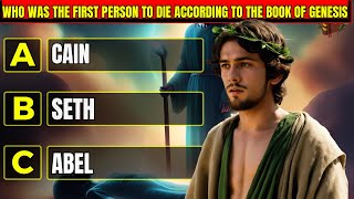 21 Hard Bible Quiz - Questions to test your Bible knowledge - Bible Quiz Episode 33 screenshot 3
