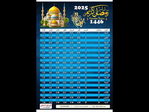 مشروع متكامل تصميم إمساكية رمضان وتطبيق جميع أوامر برنامج وورد الجزء الرابع