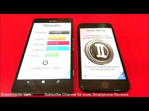 Apple iPhone 7 vs Microsoft Lumia 950 XL - BENCHMARK COMPARISON
