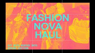 Fashion Nova Haul : Chill spring fits