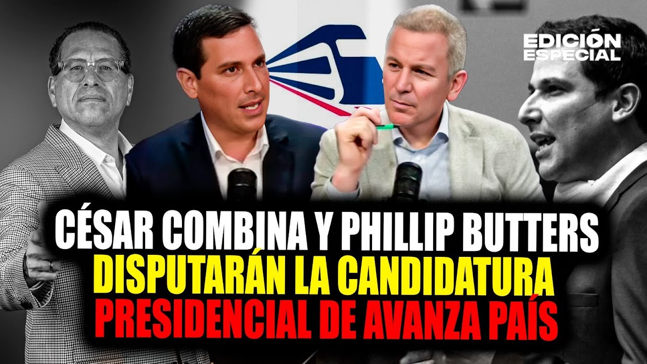 Elecciones 2026: César Combina anuncia su precandidatura y enfrenta a Phillip Butters.