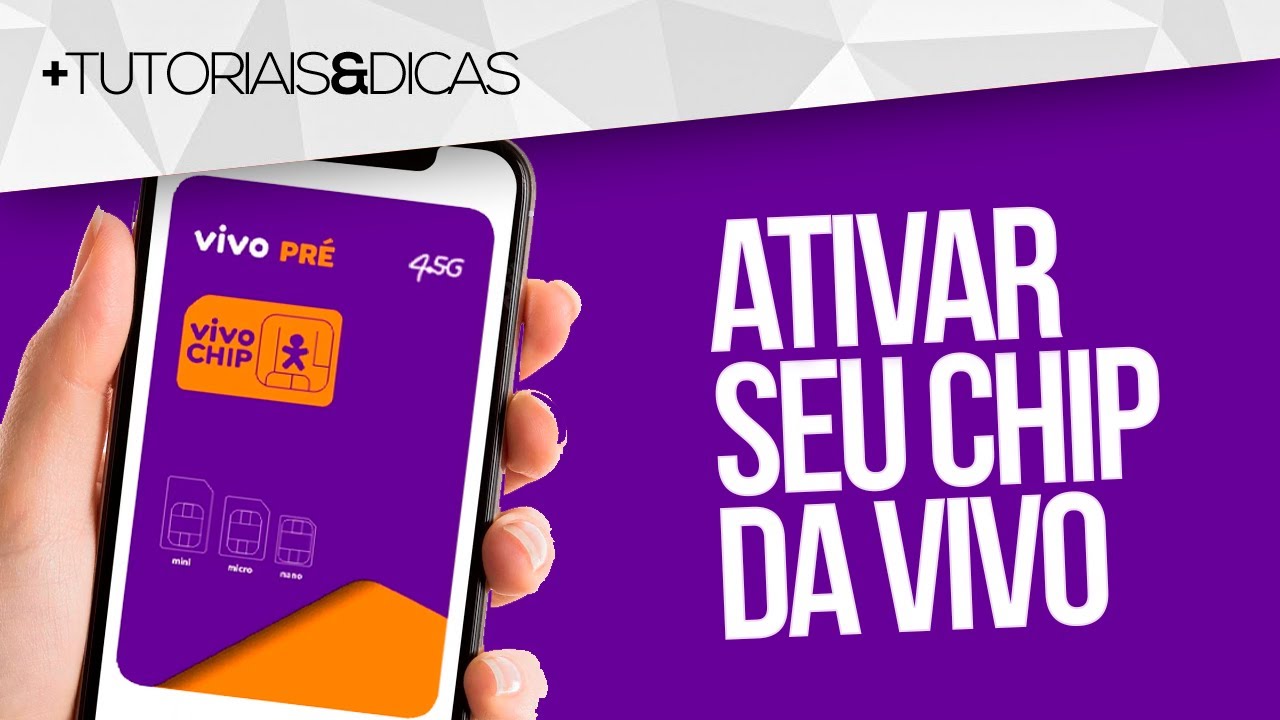 🟣 Como CADASTRAR CHIP da VIVO (Rápido e Fácil) - Por ligação no iPhone ...