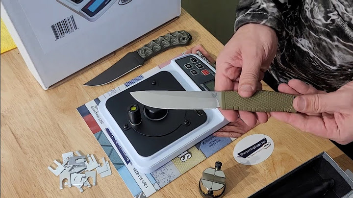 Bess Sharp Tester Edge On Up PT50A Industrial Factory Knife Edge Tests @SharpeningSupplies