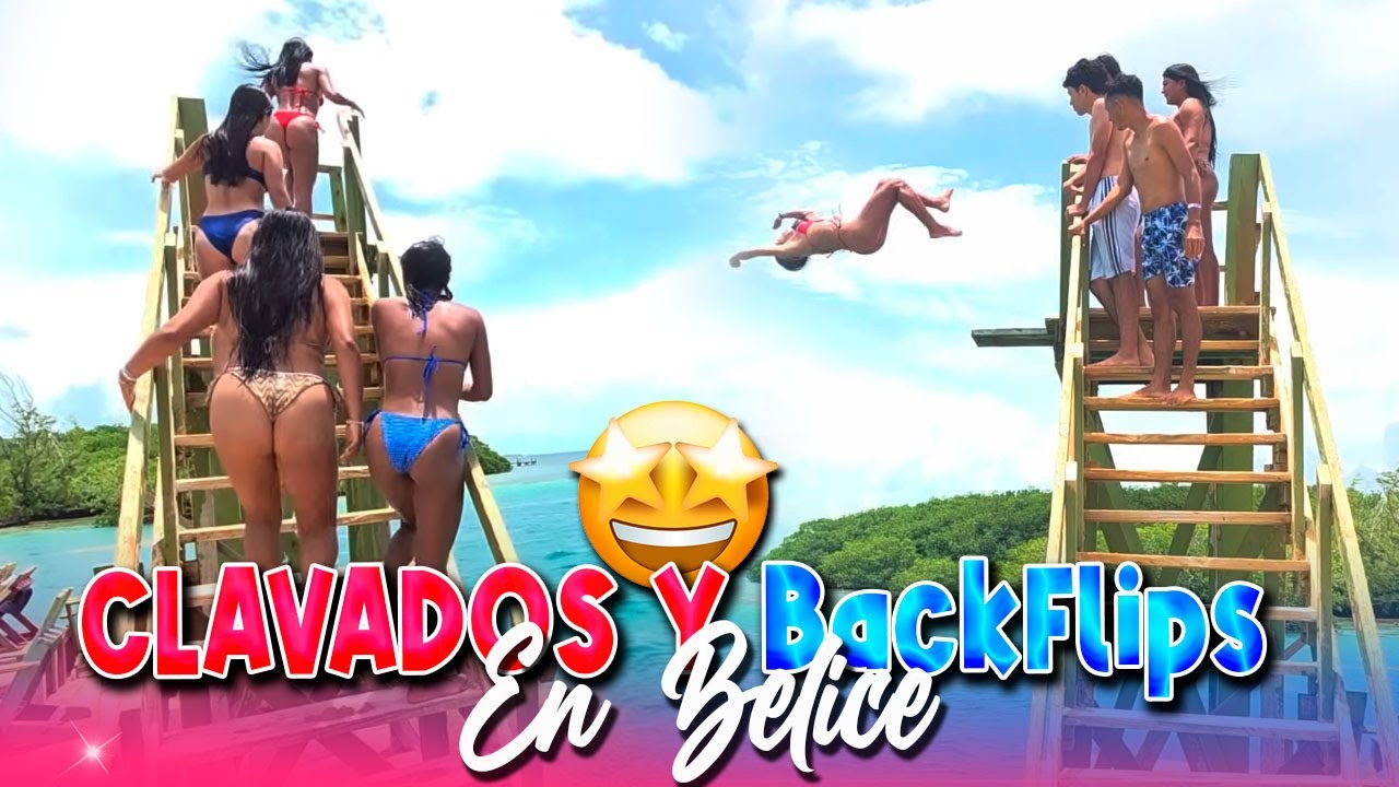 Las chicas se lucieron haciendo Clavados en Belice. Pusieron en practica lo aprendido🤩🥳