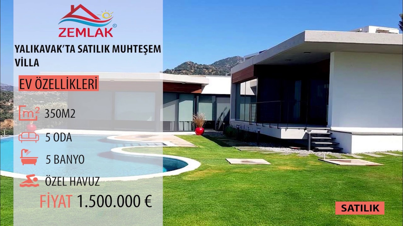 Yalıkkavak Satılık Villa YouTube