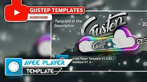 Avee player template | Rainbow V1.0 | Made by Gustep | 30 Fps