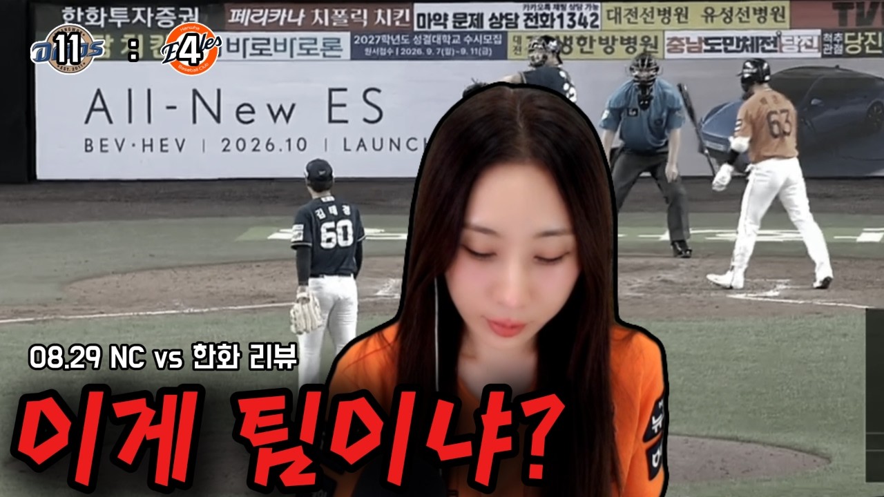 폭염브레이크 이후 2승 12패..(8/29 NC전리뷰)