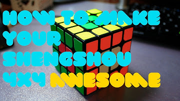 How to Make Your ShengShou 4x4 Awesome (Konsta/Florian/Assembly/Lube Tutorial)