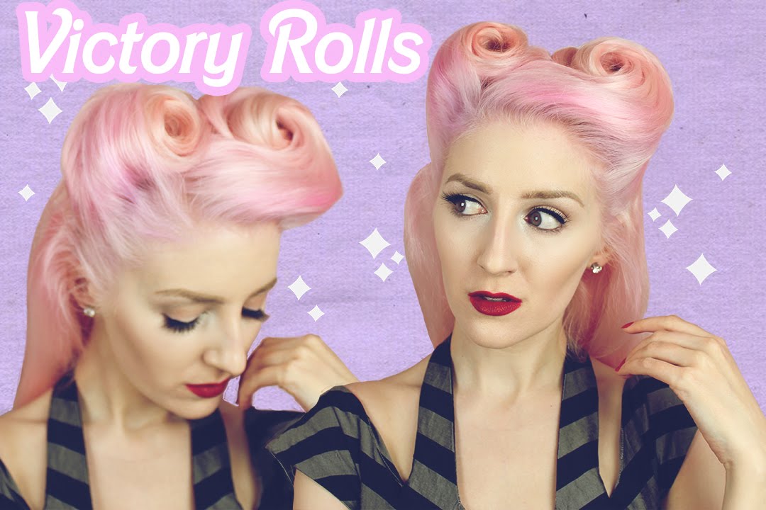 How To Style Victory Rolls  A Beautiful Mess