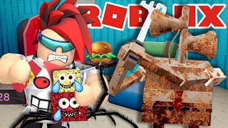 Bob Esponja es una Araña en Roblox | Siren Head Sponge Capitulo 4 | Juegos Roblox en Español