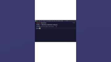 #python program to print the current date and time.#shorts