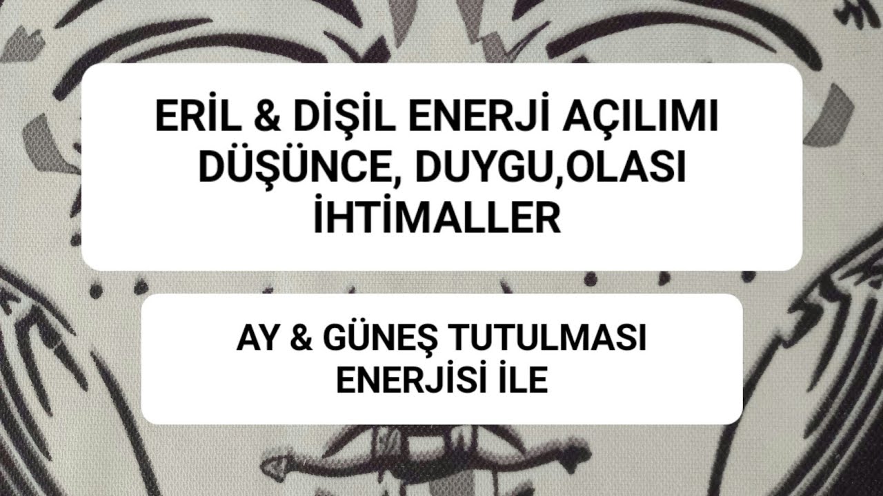 Eril&dişil #erildişil #tarot #tarotevimiz #tarotreading #spirituality #comment #tarotcards #youtube