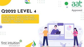 AAT Q2022 Level 4 Internal Accounting Systems and Controls (INAC) - Task 5 - First Intuition