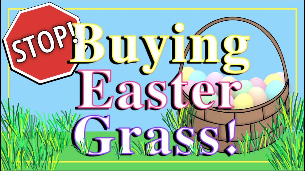 How to Make Your Own Easter Grass at Home - FREE and FUN! 