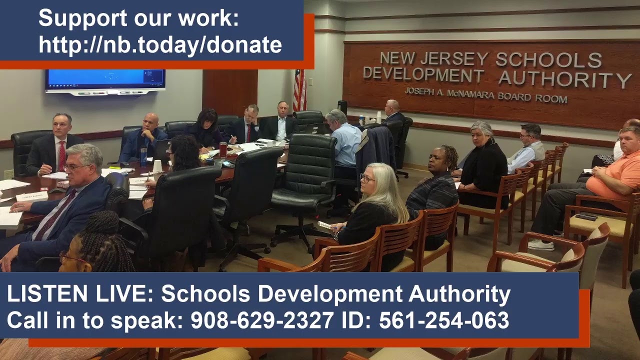 LIVE New Jersey Schools Development Authority Board Meeting 1/6/2021