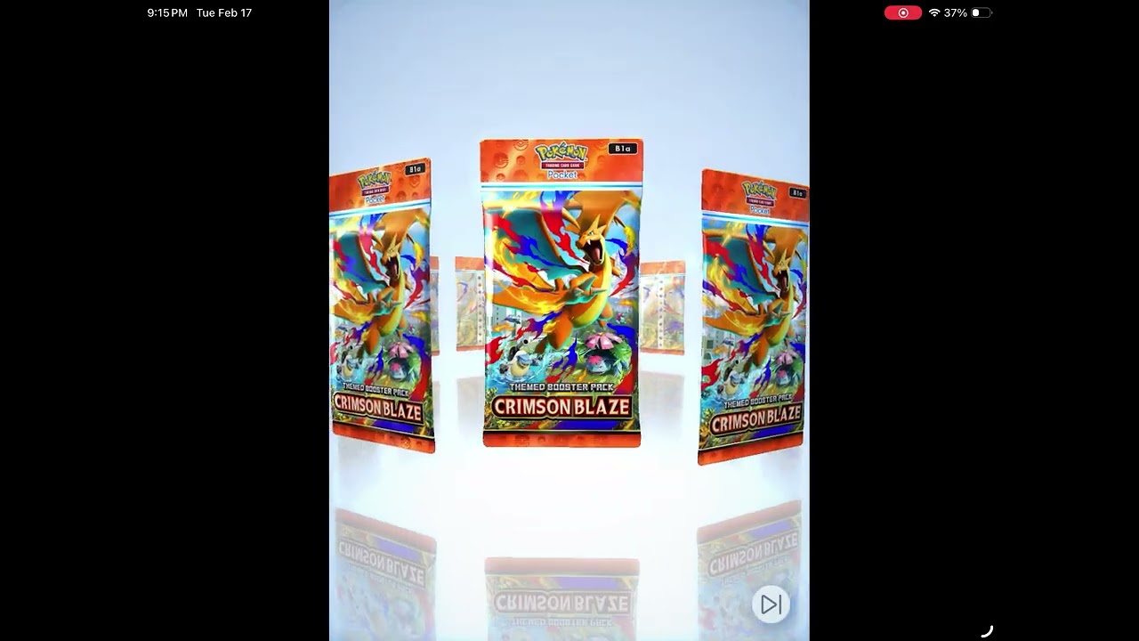 Pack opening on PokémonTGCP