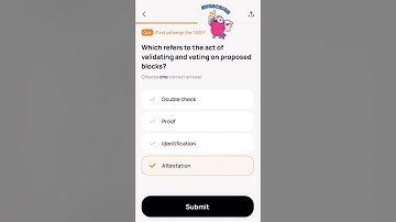 Which refers to the act of validating and voting on proposed blocks?