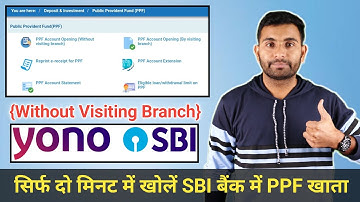 How to open PPF Account in SBI Online | Without visiting branch 🔥