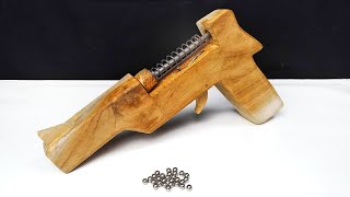 Membuat Pistol Dari Kayu