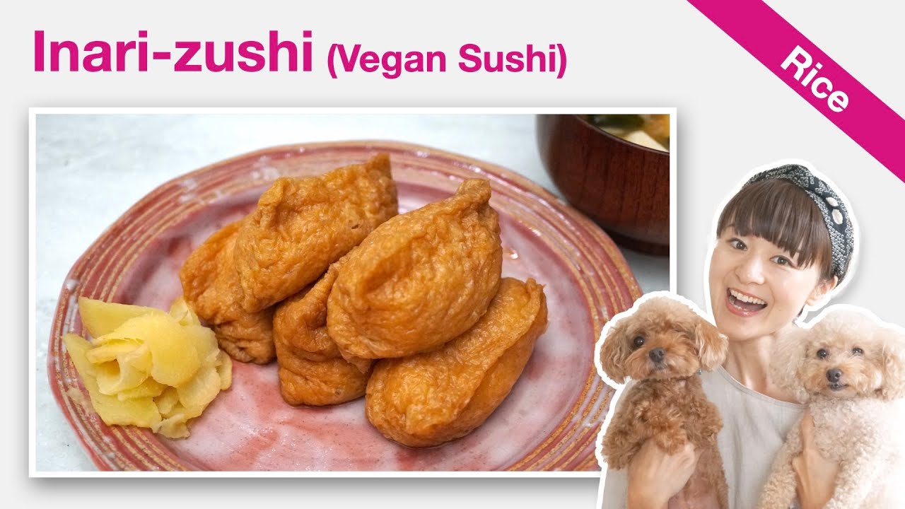 How To Make Inarizushi/Inari Sushi (Recipe) | Vegan Miso Soup | YUCa’s Japanese Cooking | YUCa