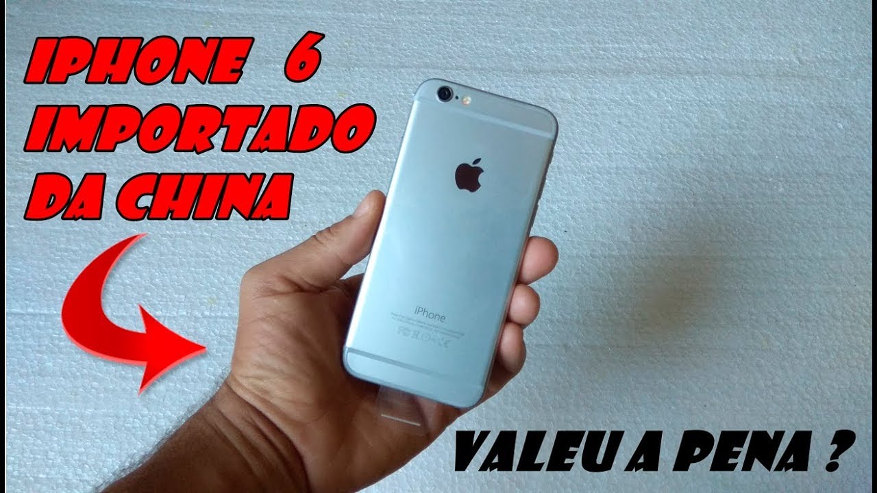 Comprei um Iphone 6 no Aliexpress - Unboxing