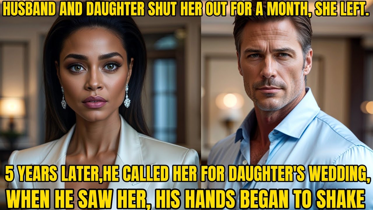 Her billionaire husband and daughter erased her – five years later she walked into her daughter’s...