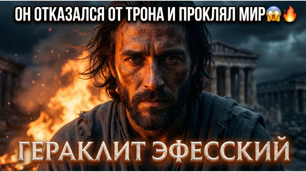 Гераклит Эфесский: Почему Мудрец Сжёг Свою Жизнь? 🖤⚡