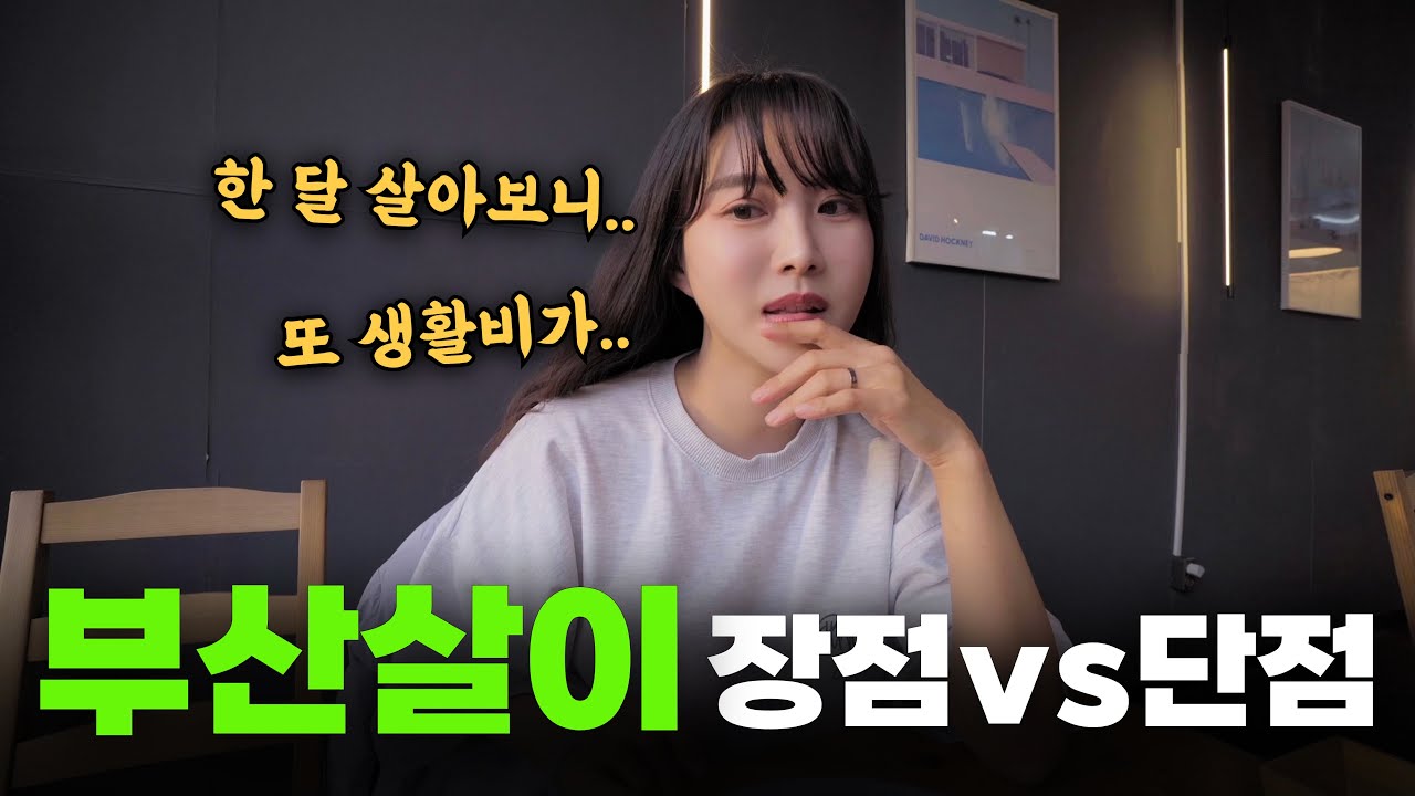 서울사람이 느낀 부산살이 솔직후기 및 비용