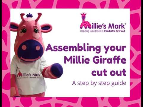 Step by step guide: Assembling your Millie's Mark giraffe cutout